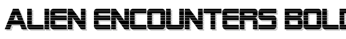 Alien Encounters Bold font